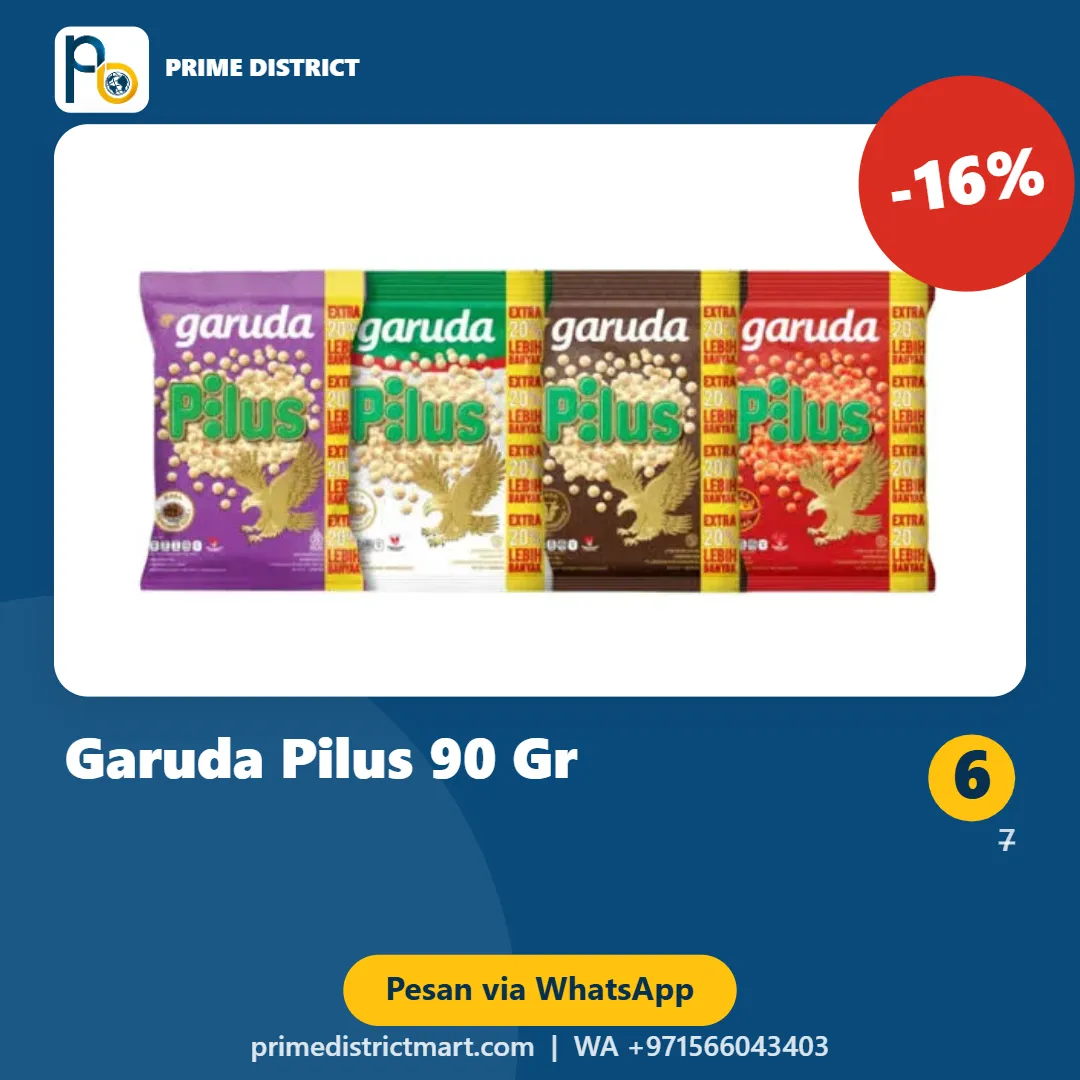 Garuda Pilus 90gr - Original (Bawang)